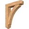 Ekena Millwork Thorton Arts and Crafts Smooth Bracket w/ Offset Brace, Western Red Cedar, 7 1/2"W x 34"D x 40"H BKT0806X34X40THR03SWR - alternate 1
